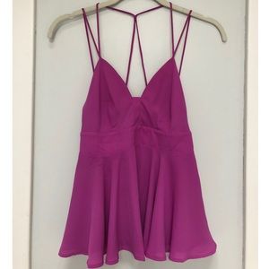 Express purple tank